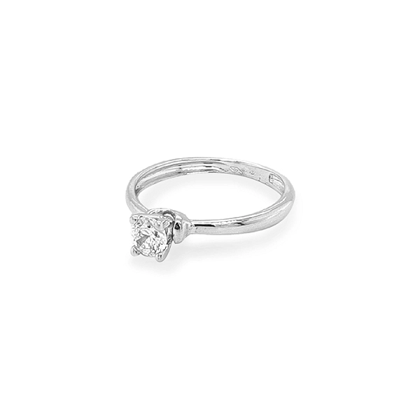 Gold Verlobungsring mit Zirkon