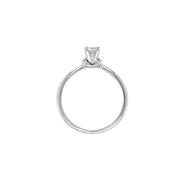 Gold Verlobungsring mit Zirkon