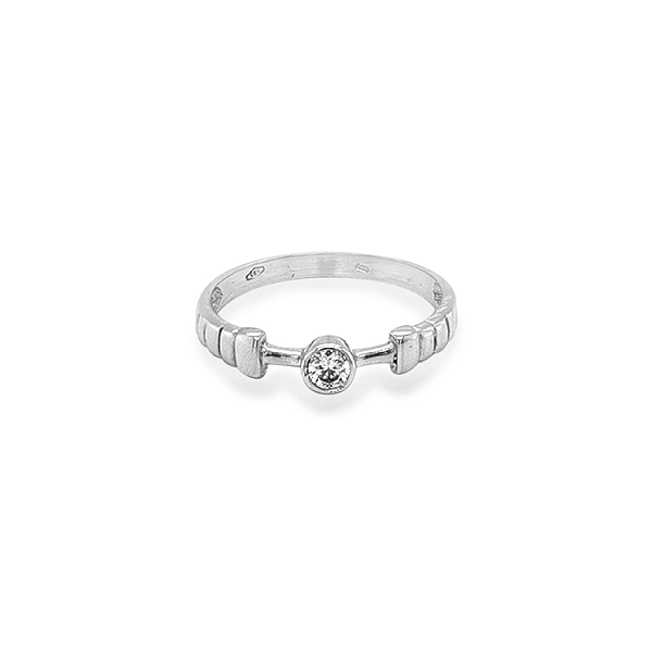 Goldring mit Zirkon