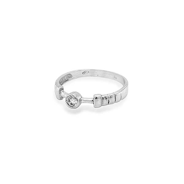 Goldring mit Zirkon