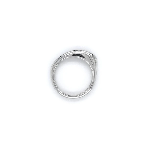 Ring mit Zirkonen aus Weißgold
