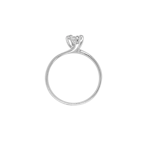 Gold Verlobungsring mit Zirkon