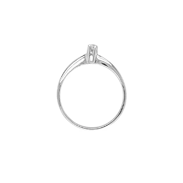 Gold Verlobungsring mit Zirkon