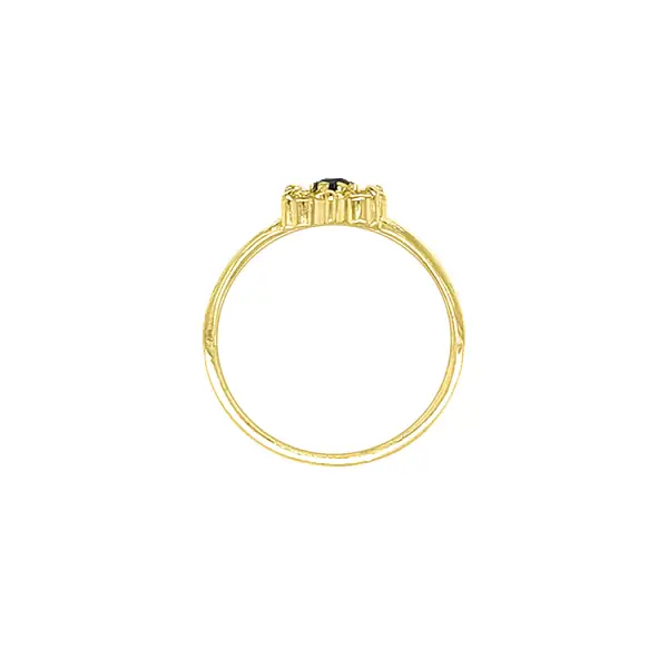 Goldring mit farbigen Steinen