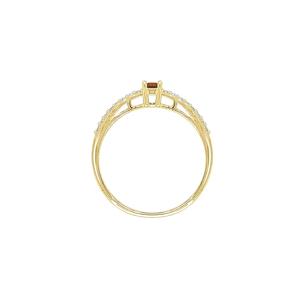Goldring mit farbigen Steinen