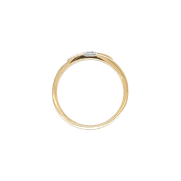 Goldring mit Zirkon