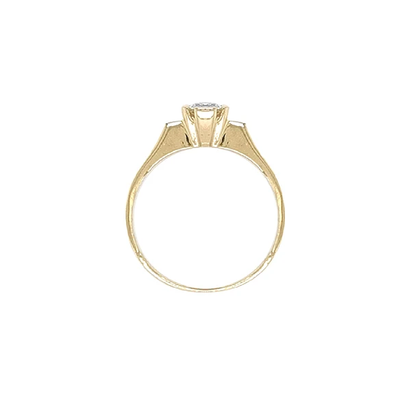 Goldring mit Zirkon
