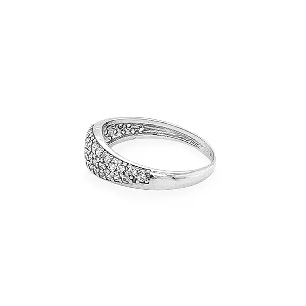 Goldring mit Zirkonen