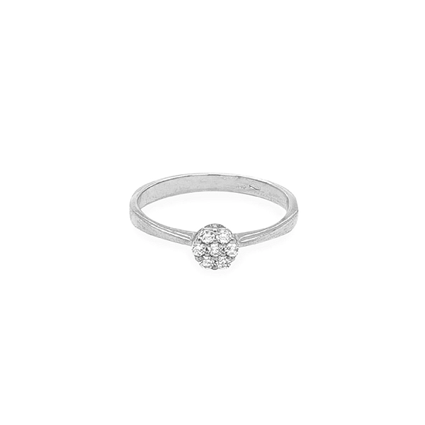 Goldring mit Zirkonen