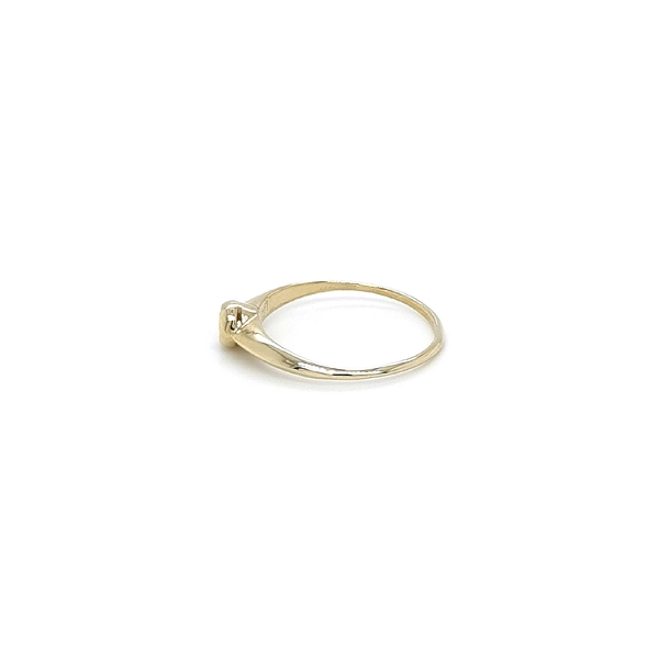 Gold Verlobungsring mit Zirkon