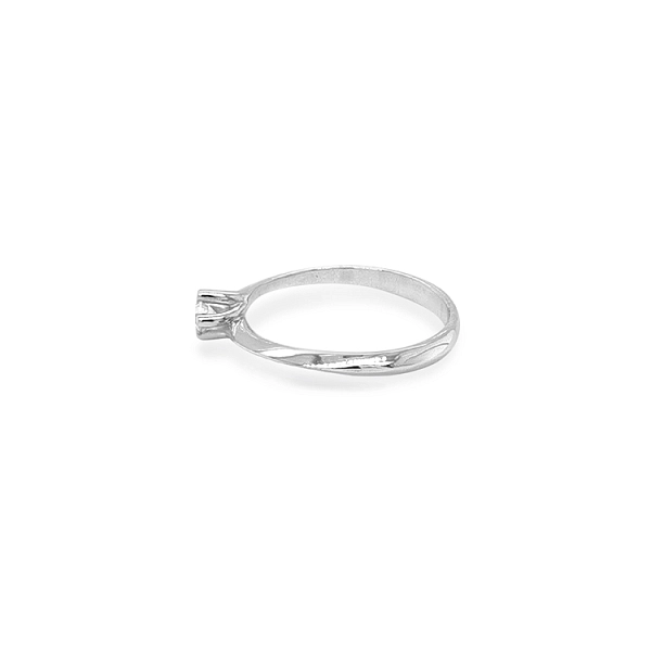 Gold Verlobungsring mit Zirkonen