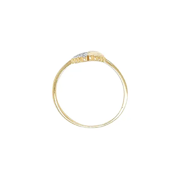 Goldring Babyfüße mit Zirkonen