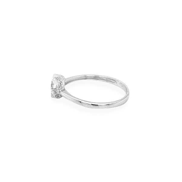 Gold Verlobungsring mit Zirkonen