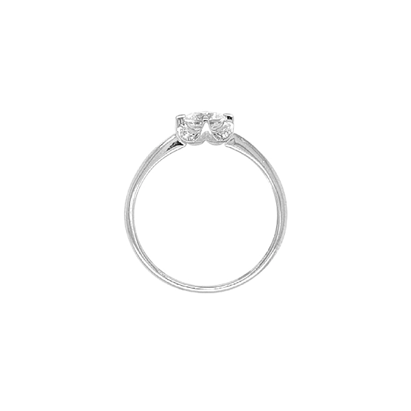 Gold Verlobungsring mit Zirkonen