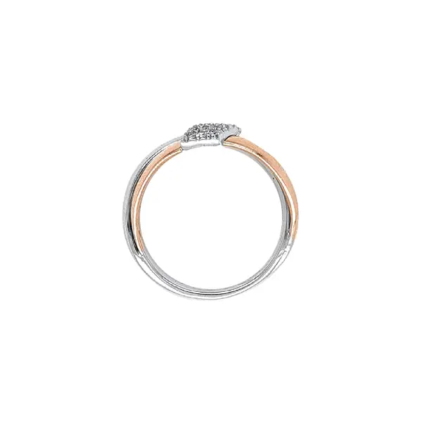 Goldring mit Zirkonen