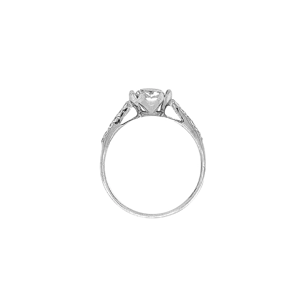 Gold Verlobungsring mit Zirkonen