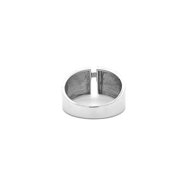 Weißgoldring mit Zirkonen
