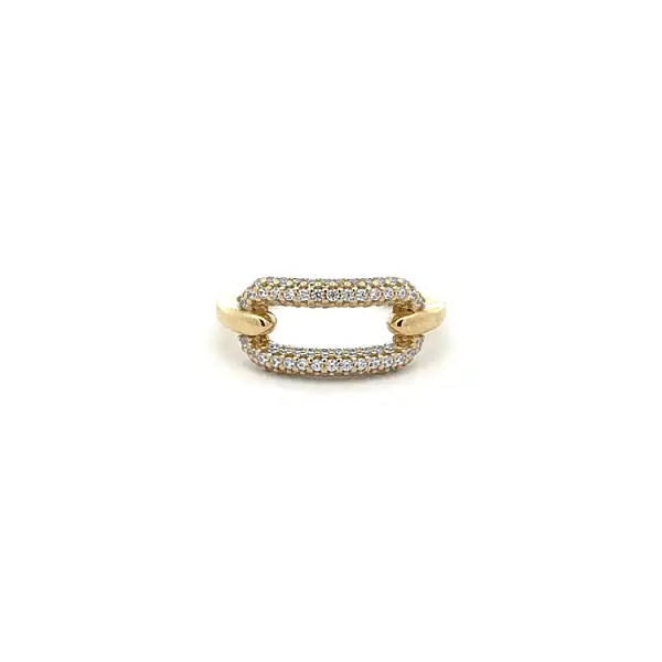 Goldring mit Zirkonen