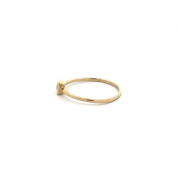 Goldring mit Zirkon