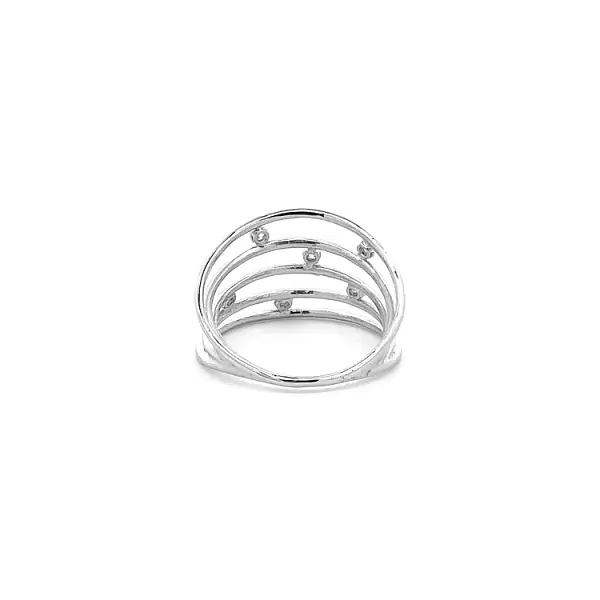 Goldring mit Zirkonen