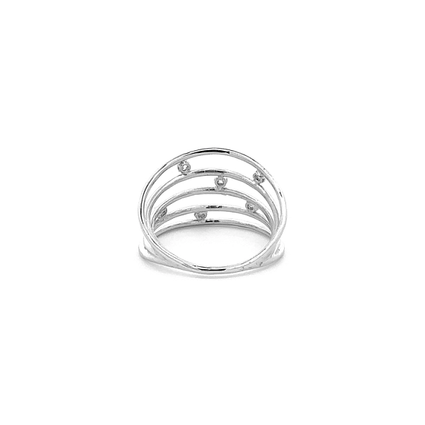 Goldring mit Zirkonen