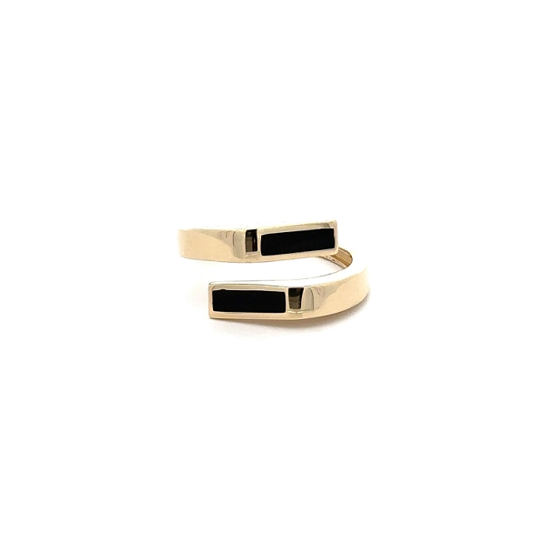Goldring mit Emaille