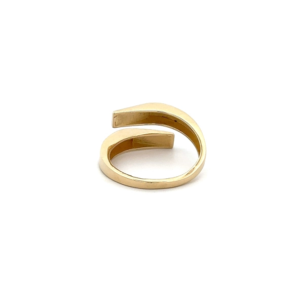 Goldring mit Emaille