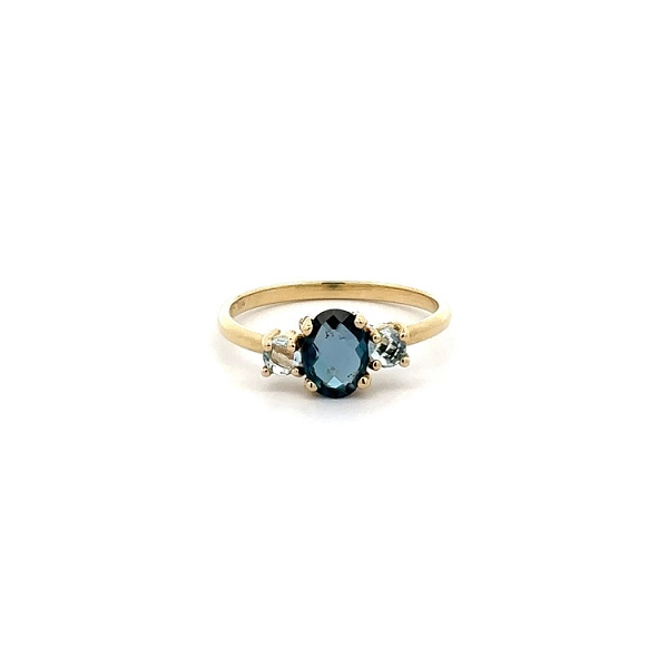 Goldring mit Topas