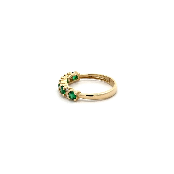 Goldring mit Smaragden