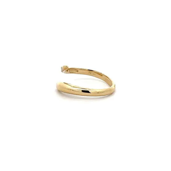 Goldring mit Zirkonen