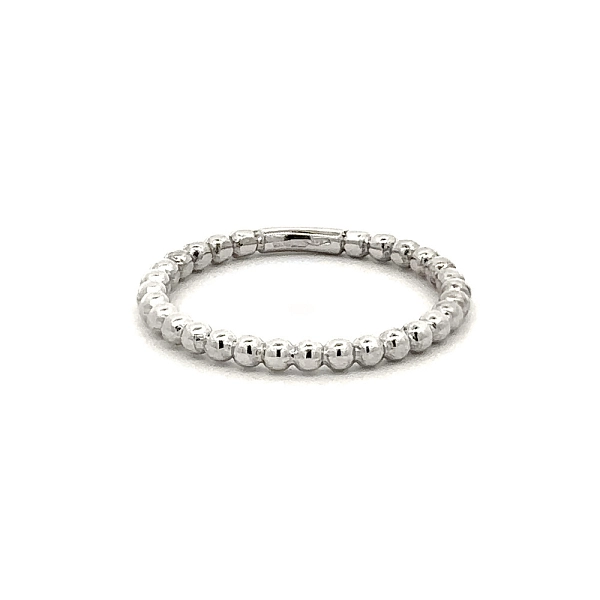 Ring Weißgoldkugeln