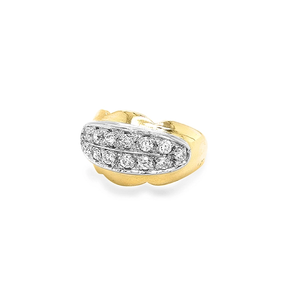 Kombination Goldring mit Zirkoy