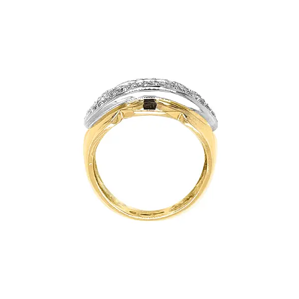 Kombination Goldring mit Zirkoy
