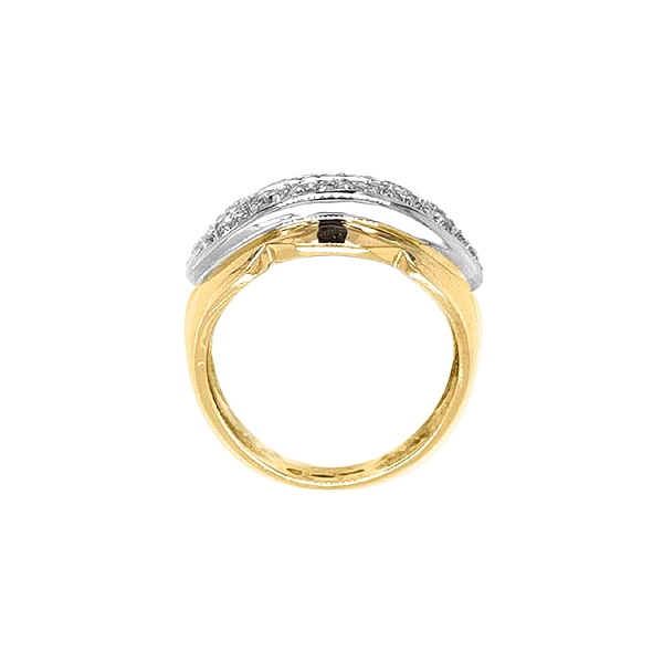 Kombination Goldring mit Zirkoy