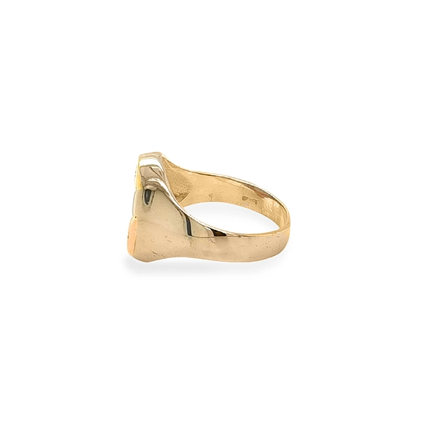 Goldener Herrenring mit Zirkon