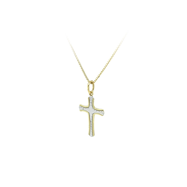 Kreuz aus kombiniertem Gold