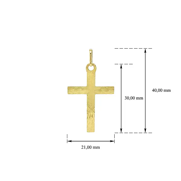 Goldkreuz-Anhänger