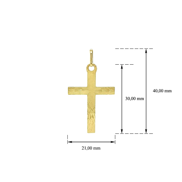 Goldkreuz-Anhänger