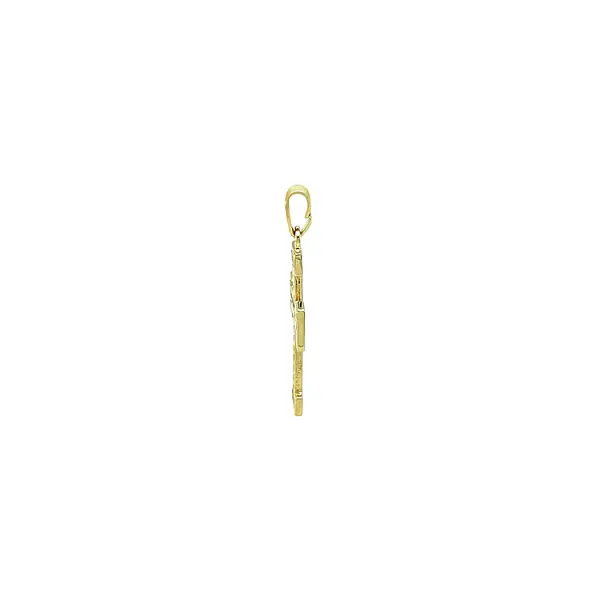 Gold-Anhänger mit Zirkonen