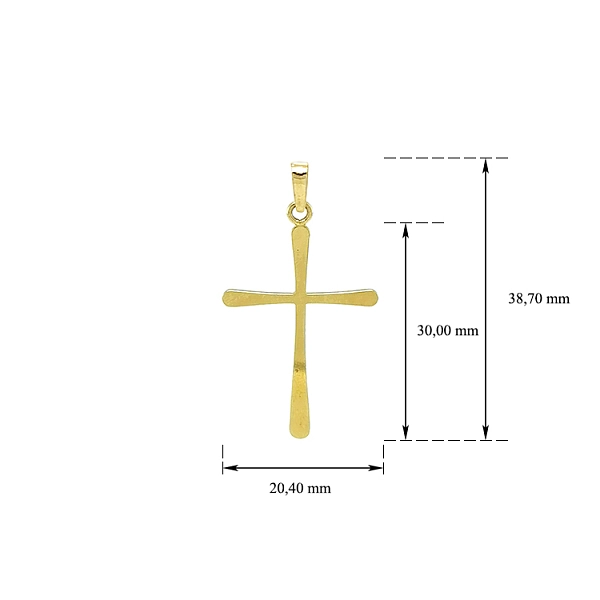 Goldkreuz-Anhänger
