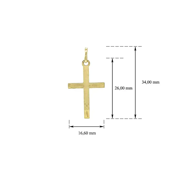 Goldkreuz-Anhänger