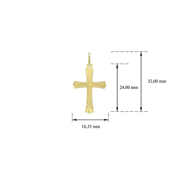 Goldkreuz-Anhänger