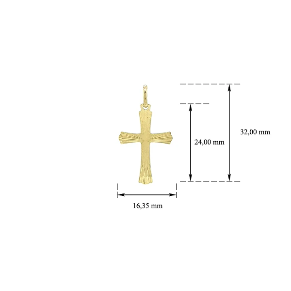 Goldkreuz-Anhänger