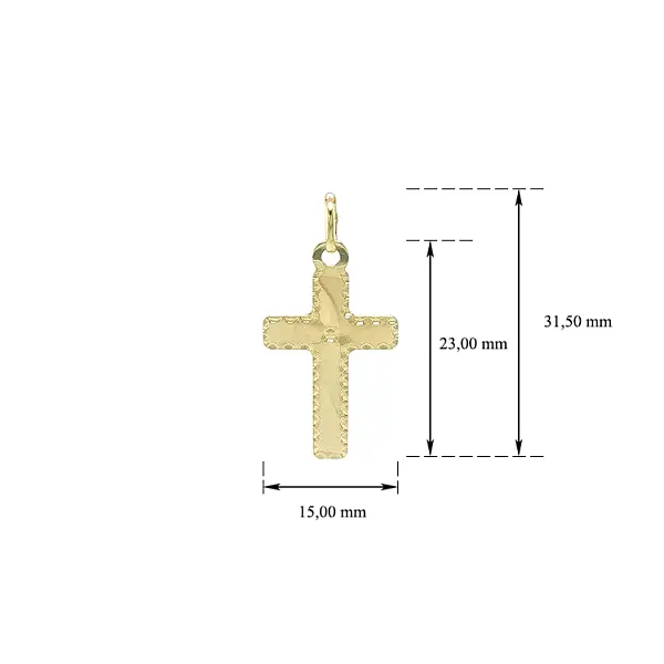 Goldkreuz-Anhänger