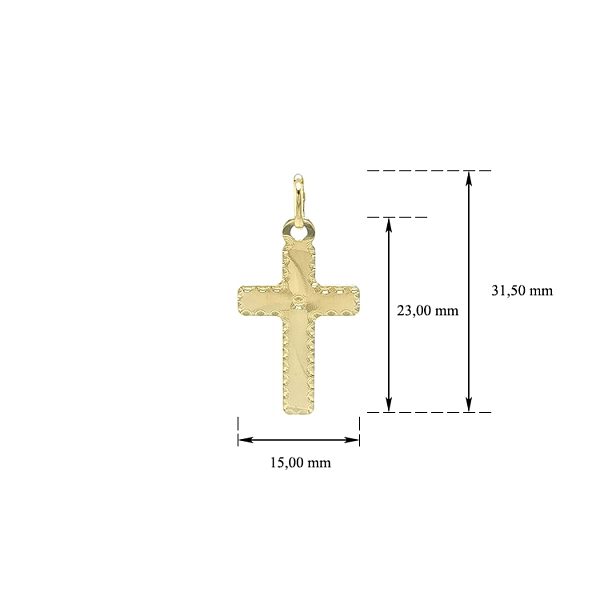 Goldkreuz-Anhänger