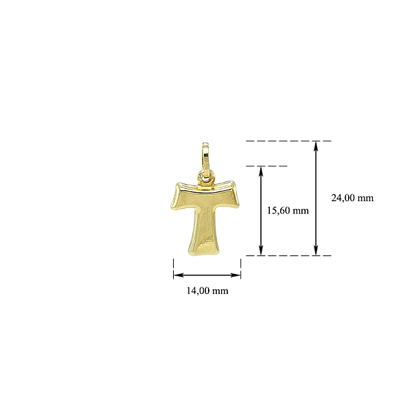 Goldkreuz-Anhänger