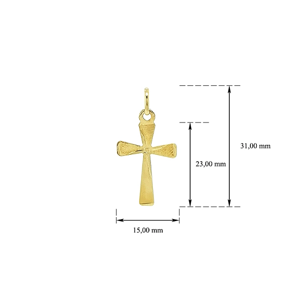 Goldkreuz-Anhänger