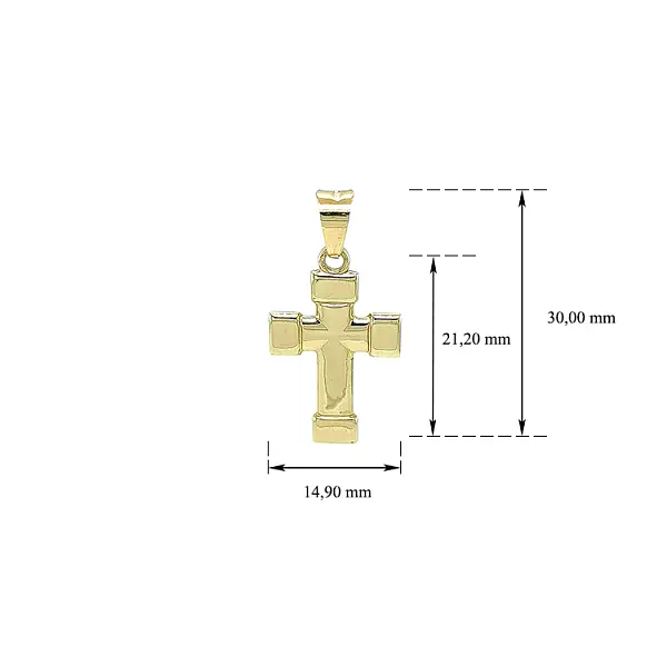 Goldkreuz-Anhänger
