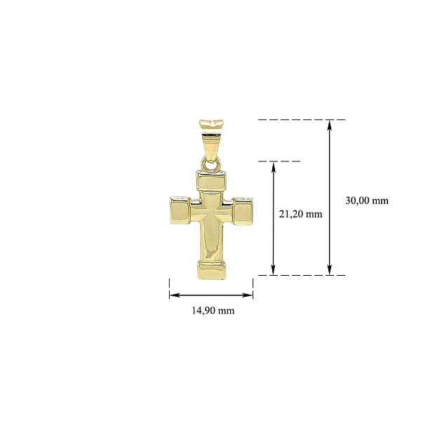 Goldkreuz-Anhänger
