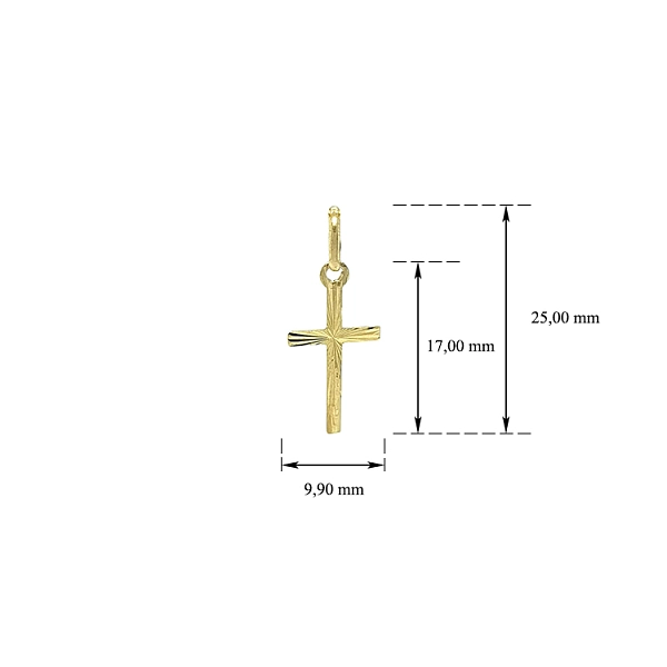 Goldkreuz-Anhänger